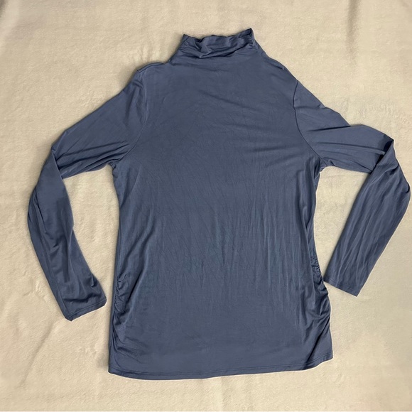 2/$30 Thyme Maternity Long Sleeve Mock-Neck T-Shirt, Large - Picture 3 of 8
